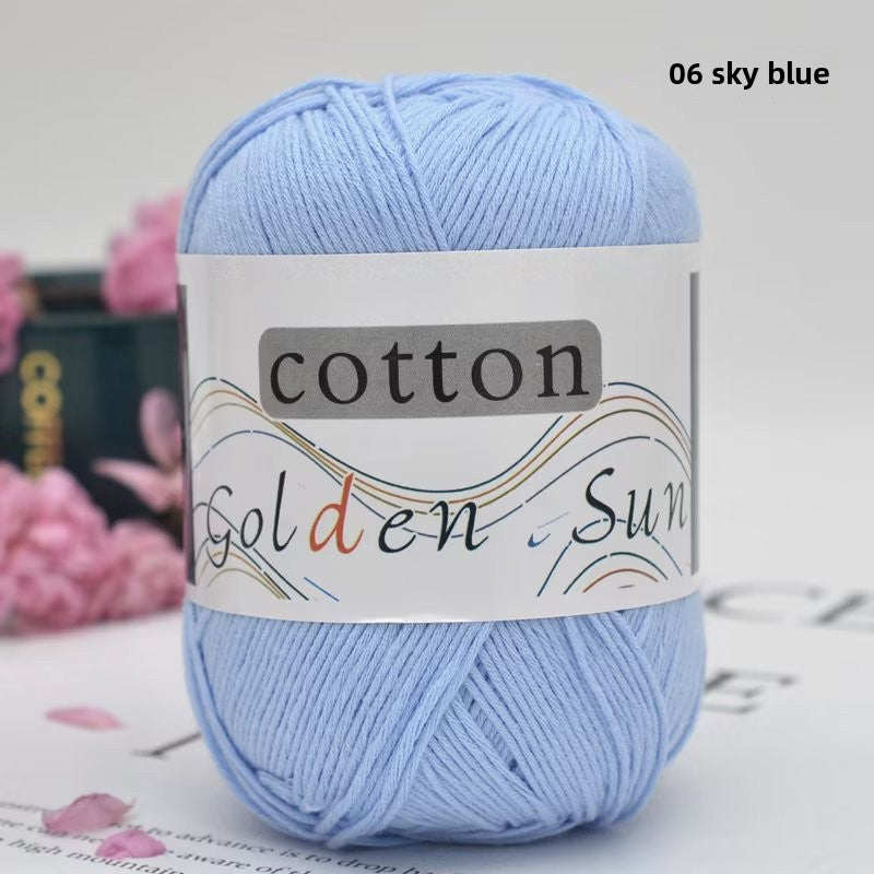 Cotton Children's pure cotton thread, baby wool, hand-woven pure cotton thread Baby wool Pure cotton baby thread