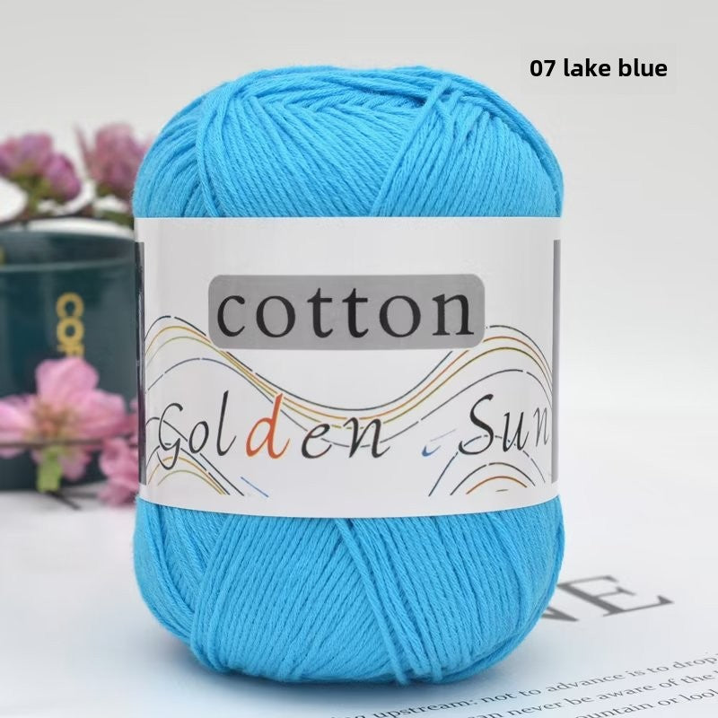 Cotton Children's pure cotton thread, baby wool, hand-woven pure cotton thread Baby wool Pure cotton baby thread