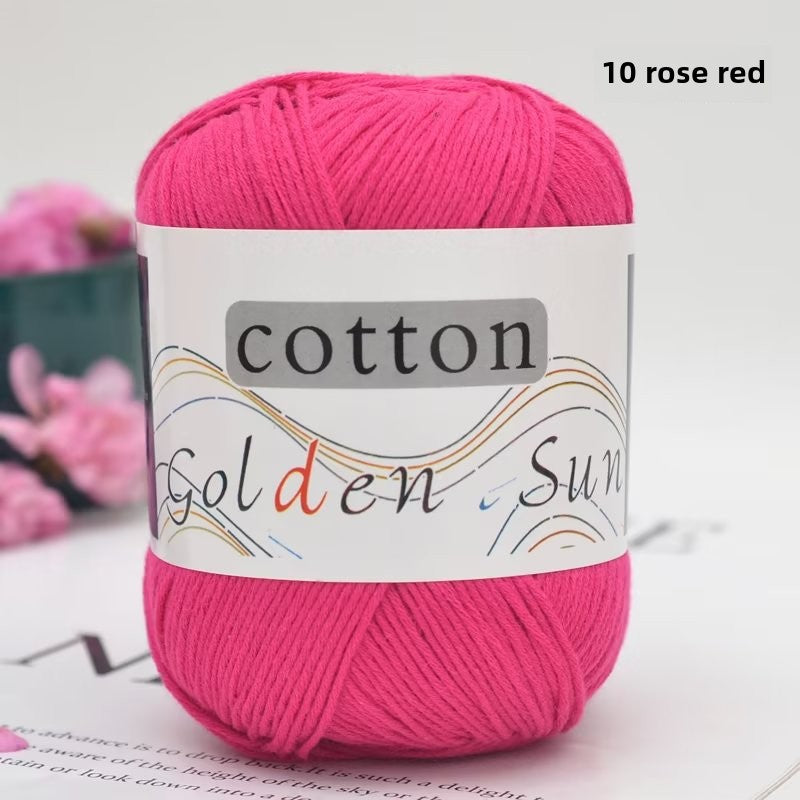 Cotton Children's pure cotton thread, baby wool, hand-woven pure cotton thread Baby wool Pure cotton baby thread