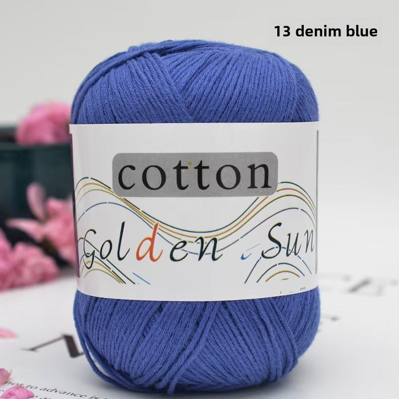 Cotton Children's pure cotton thread, baby wool, hand-woven pure cotton thread Baby wool Pure cotton baby thread