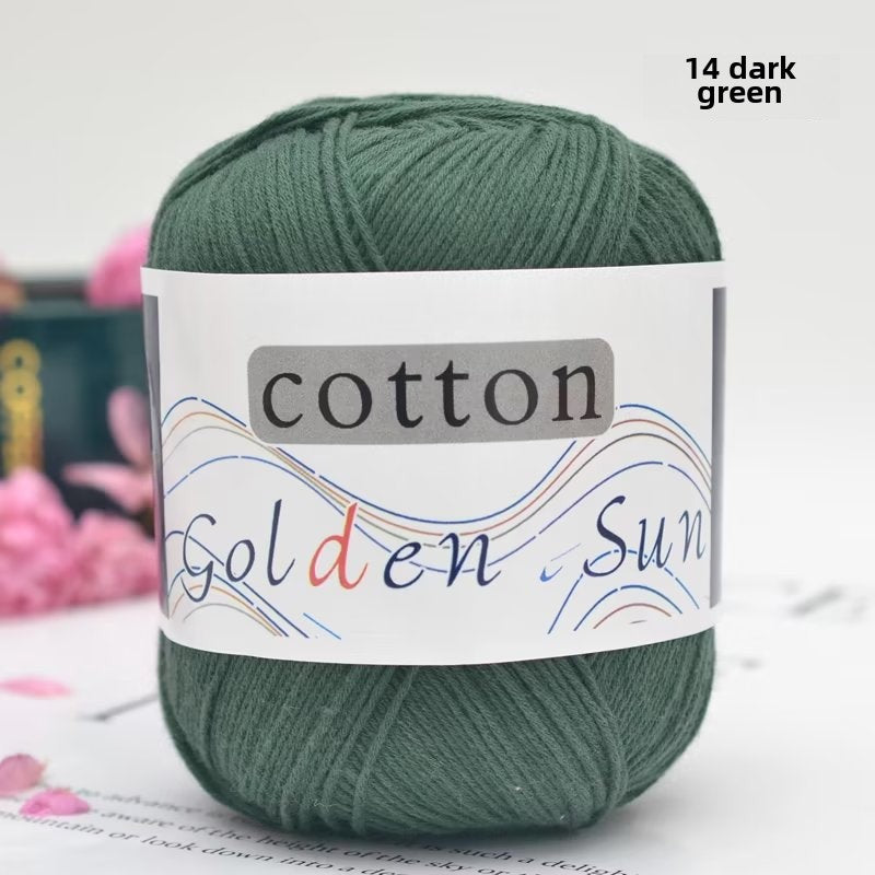 Cotton Children's pure cotton thread, baby wool, hand-woven pure cotton thread Baby wool Pure cotton baby thread