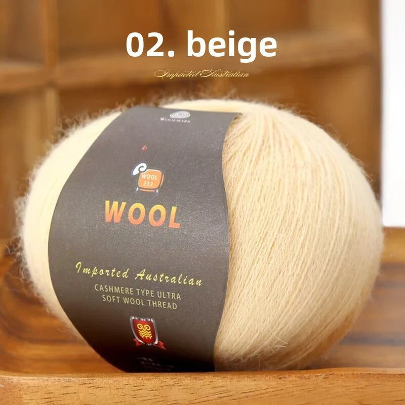 Medium and thick wool ball handmade DIY knitted sweater scarf material wrapping thread 50g