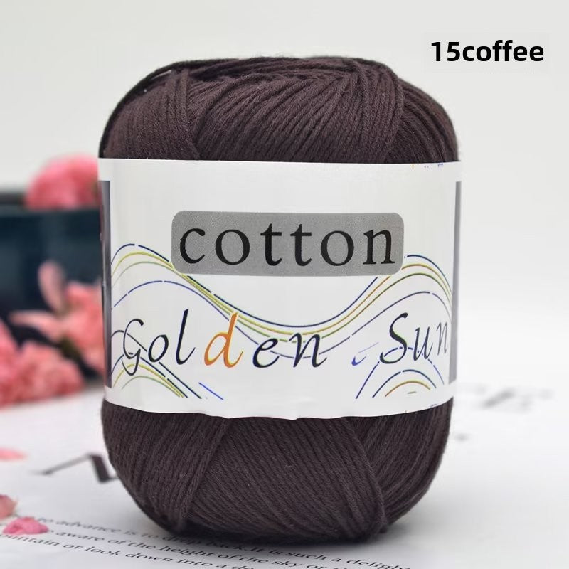 Cotton Children's pure cotton thread, baby wool, hand-woven pure cotton thread Baby wool Pure cotton baby thread