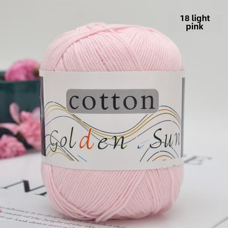 Cotton Children's pure cotton thread, baby wool, hand-woven pure cotton thread Baby wool Pure cotton baby thread