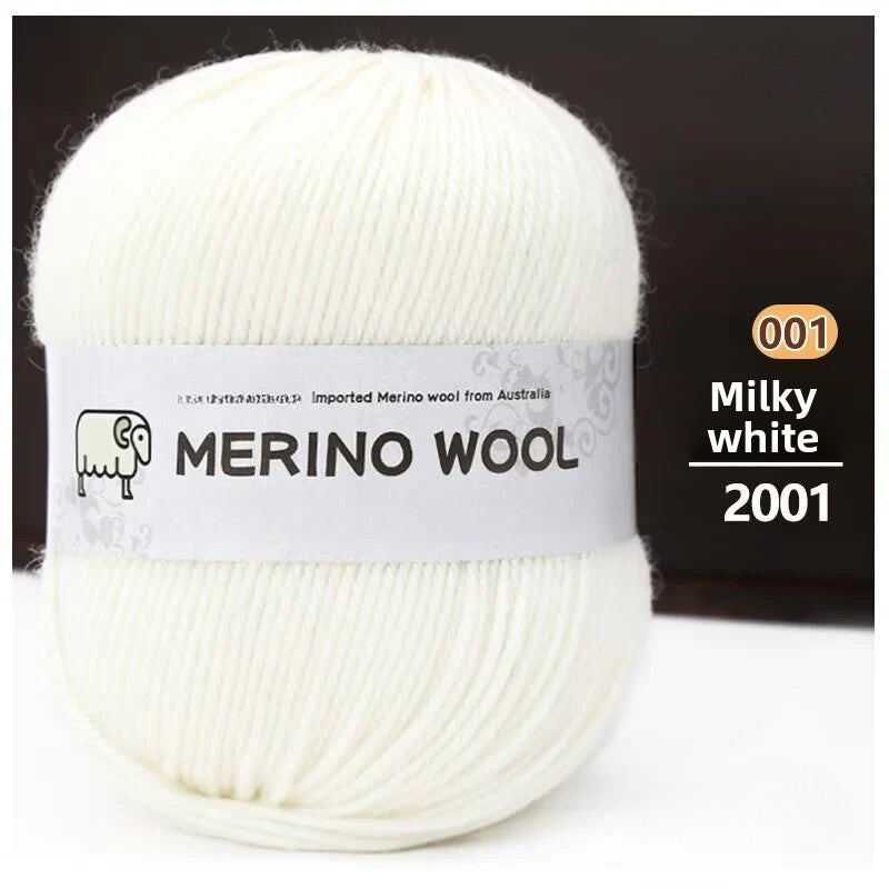 Medium and coarse wool thread hand-woven multiple strands 50g hand-DIY knitted sweater scarf material wool ball