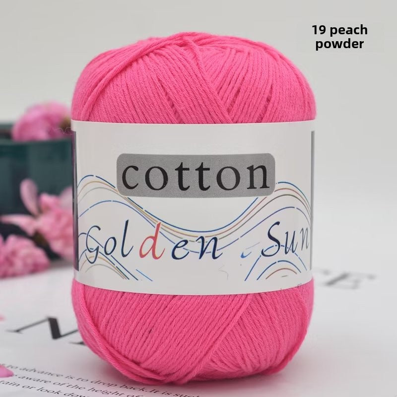 Cotton Children's pure cotton thread, baby wool, hand-woven pure cotton thread Baby wool Pure cotton baby thread