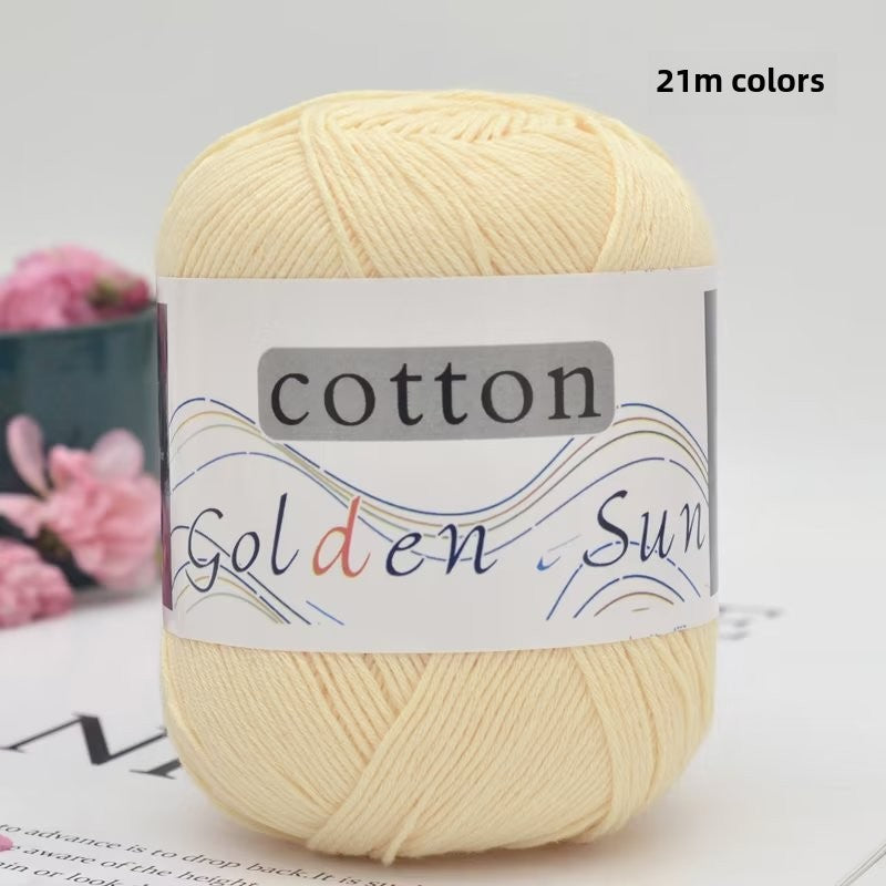 Cotton Children's pure cotton thread, baby wool, hand-woven pure cotton thread Baby wool Pure cotton baby thread