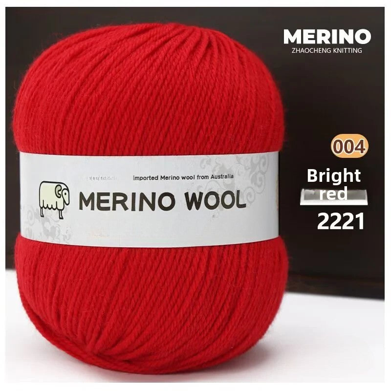 Medium and coarse wool thread hand-woven multiple strands 50g hand-DIY knitted sweater scarf material wool ball