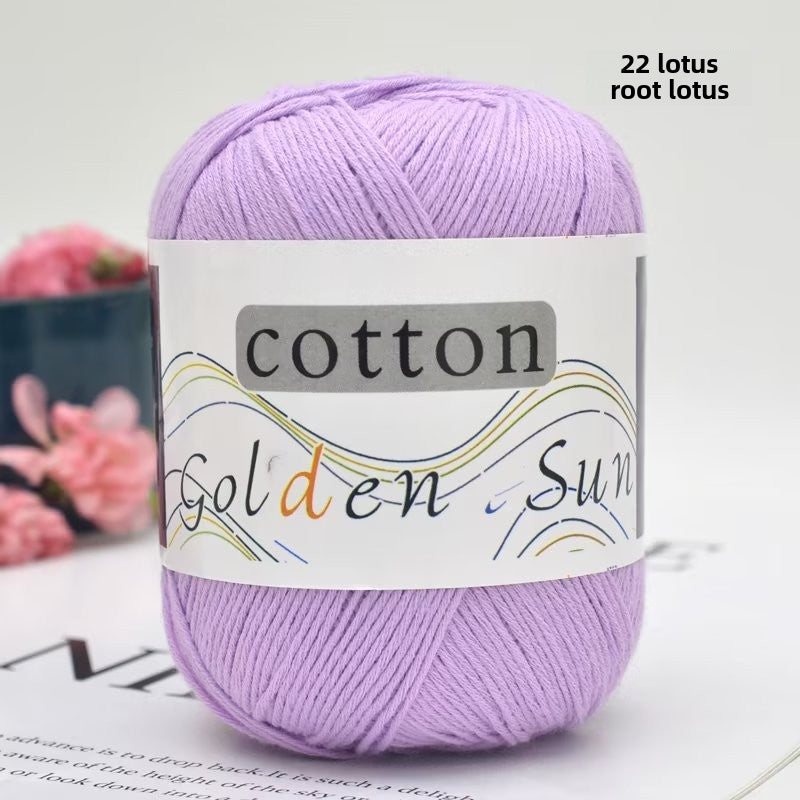 Cotton Children's pure cotton thread, baby wool, hand-woven pure cotton thread Baby wool Pure cotton baby thread