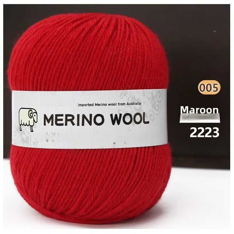 Medium and coarse wool thread hand-woven multiple strands 50g hand-DIY knitted sweater scarf material wool ball