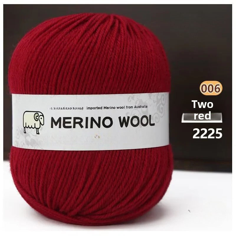 Medium and coarse wool thread hand-woven multiple strands 50g hand-DIY knitted sweater scarf material wool ball