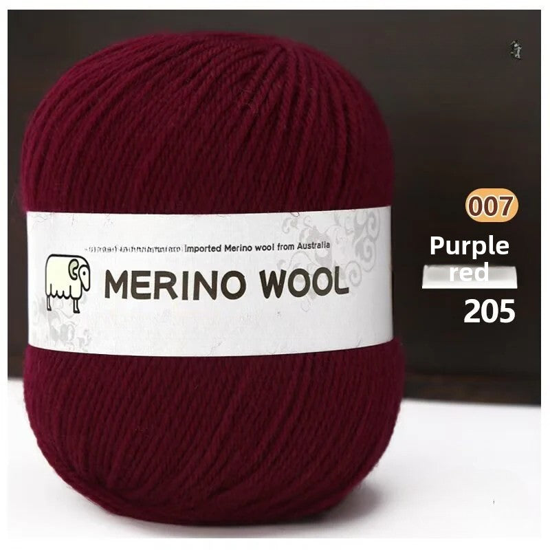 Medium and coarse wool thread hand-woven multiple strands 50g hand-DIY knitted sweater scarf material wool ball
