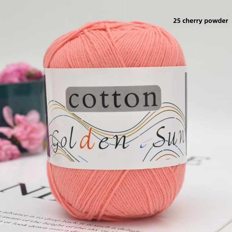 Cotton Children's pure cotton thread, baby wool, hand-woven pure cotton thread Baby wool Pure cotton baby thread