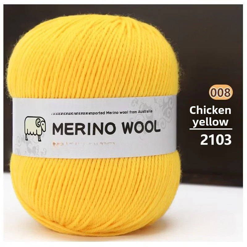 Medium and coarse wool thread hand-woven multiple strands 50g hand-DIY knitted sweater scarf material wool ball