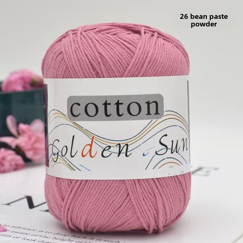 Cotton Children's pure cotton thread, baby wool, hand-woven pure cotton thread Baby wool Pure cotton baby thread