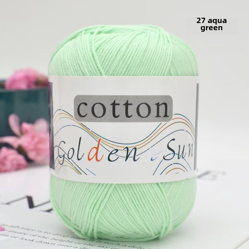 Cotton Children's pure cotton thread, baby wool, hand-woven pure cotton thread Baby wool Pure cotton baby thread
