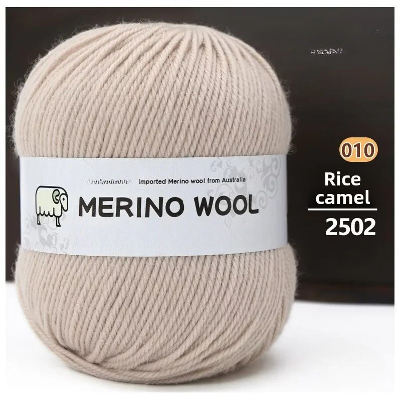 Medium and coarse wool thread hand-woven multiple strands 50g hand-DIY knitted sweater scarf material wool ball
