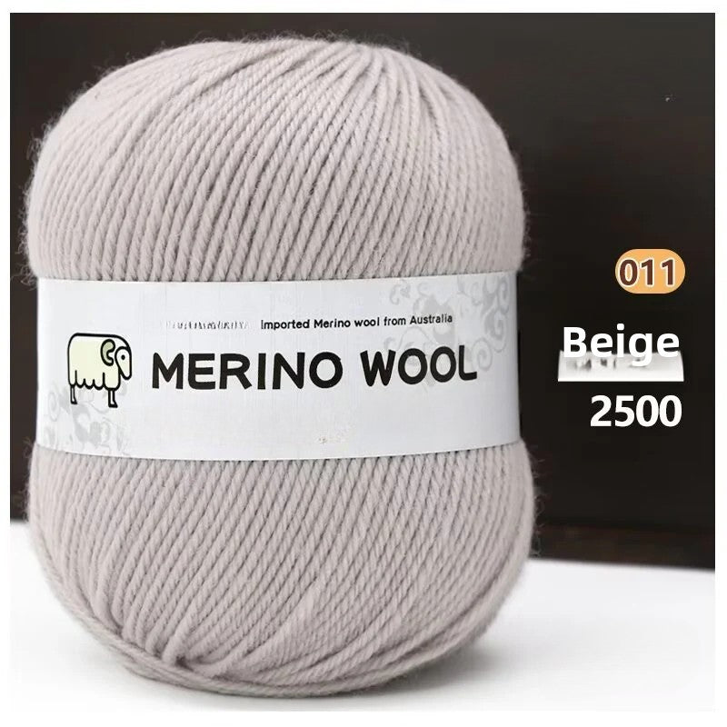 Medium and coarse wool thread hand-woven multiple strands 50g hand-DIY knitted sweater scarf material wool ball