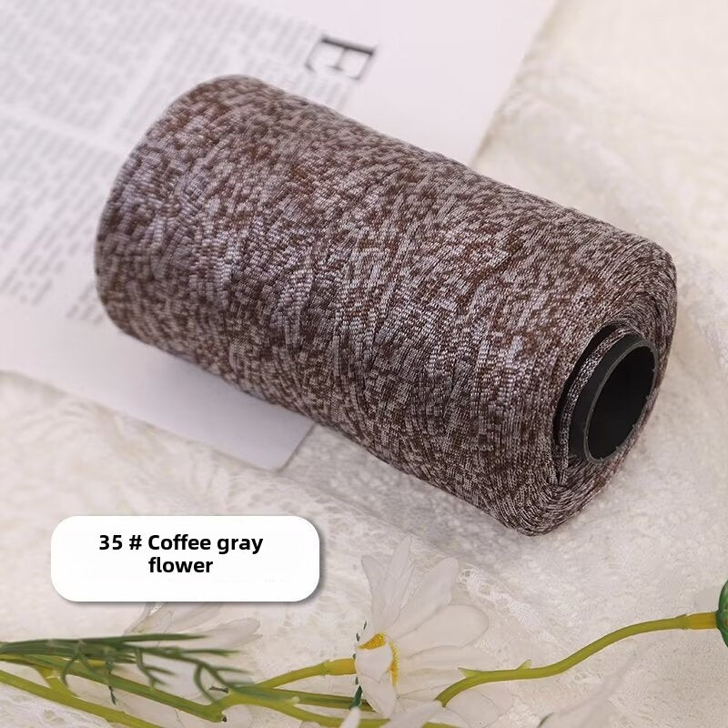 Mercerized cotton and linen ice silk thread flat belt ice silk DIY hook shoe hook summer hat hand-woven wool hand-woven wool