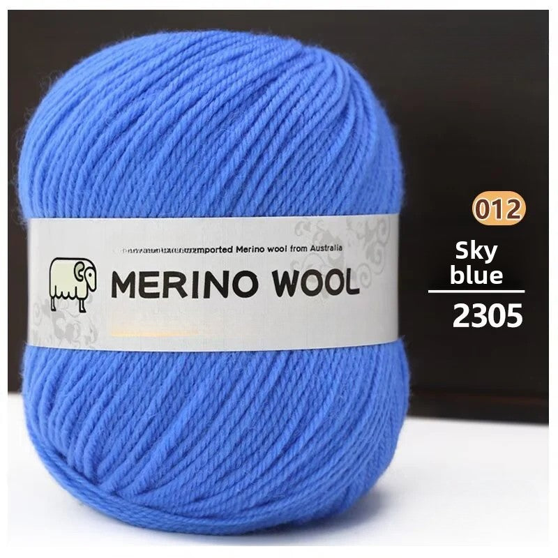 Medium and coarse wool thread hand-woven multiple strands 50g hand-DIY knitted sweater scarf material wool ball