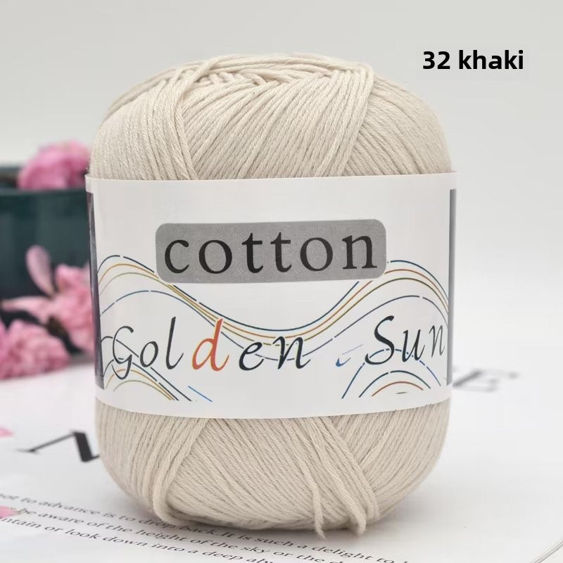 Cotton Children's pure cotton thread, baby wool, hand-woven pure cotton thread Baby wool Pure cotton baby thread