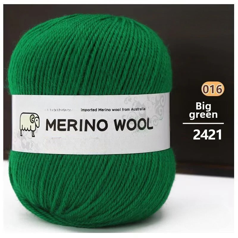 Medium and coarse wool thread hand-woven multiple strands 50g hand-DIY knitted sweater scarf material wool ball