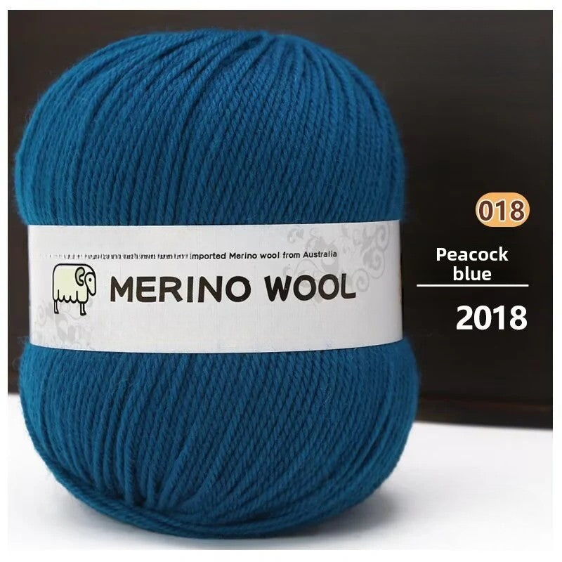 Medium and coarse wool thread hand-woven multiple strands 50g hand-DIY knitted sweater scarf material wool ball