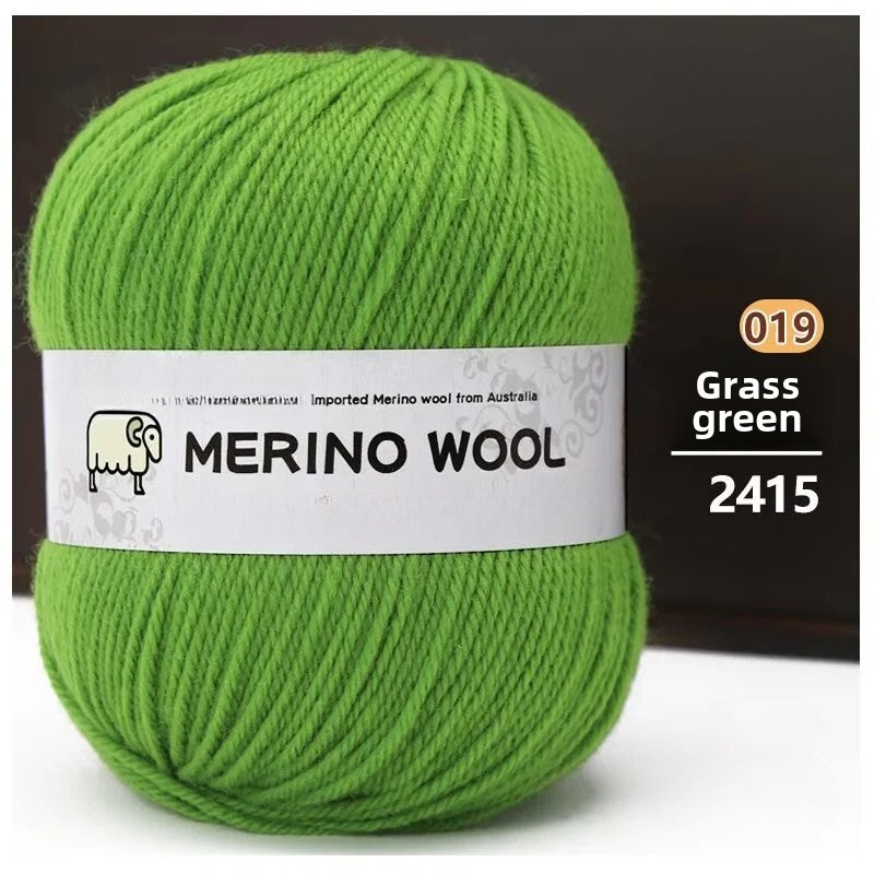 Medium and coarse wool thread hand-woven multiple strands 50g hand-DIY knitted sweater scarf material wool ball