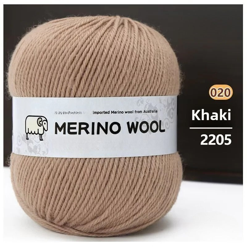 Medium and coarse wool thread hand-woven multiple strands 50g hand-DIY knitted sweater scarf material wool ball