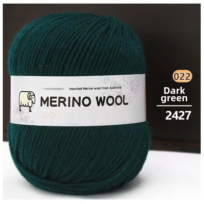 Medium and coarse wool thread hand-woven multiple strands 50g hand-DIY knitted sweater scarf material wool ball