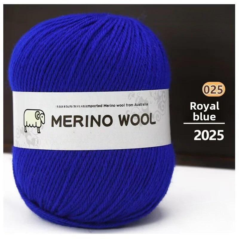 Medium and coarse wool thread hand-woven multiple strands 50g hand-DIY knitted sweater scarf material wool ball
