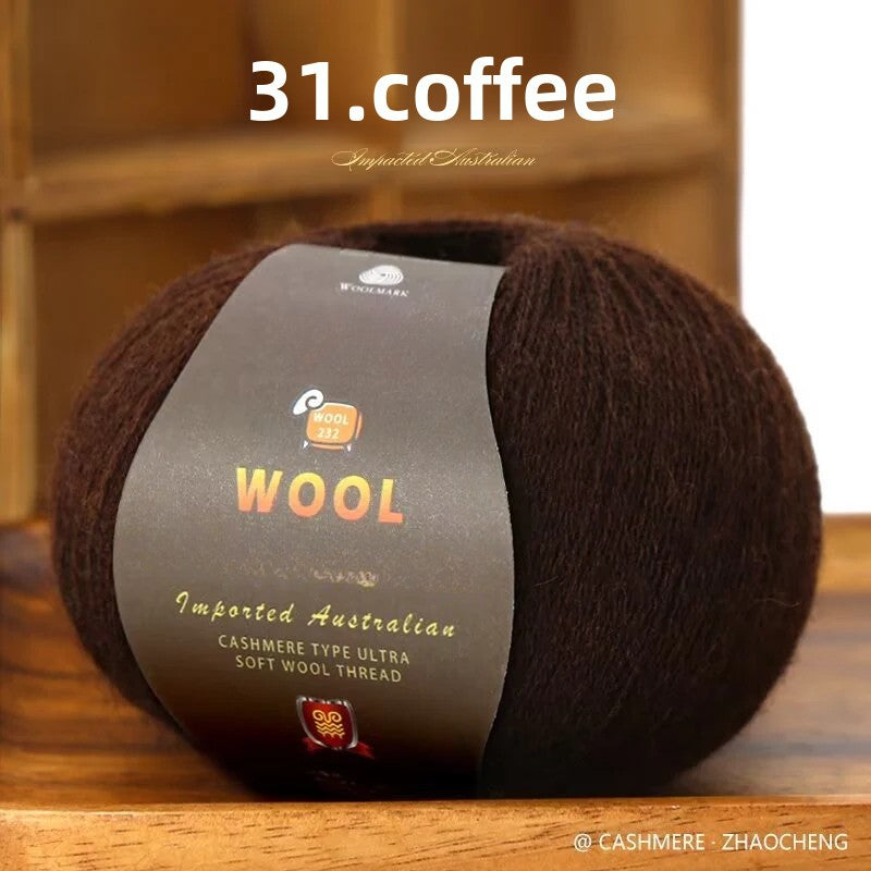 Medium and thick wool ball handmade DIY knitted sweater scarf material wrapping thread 50g