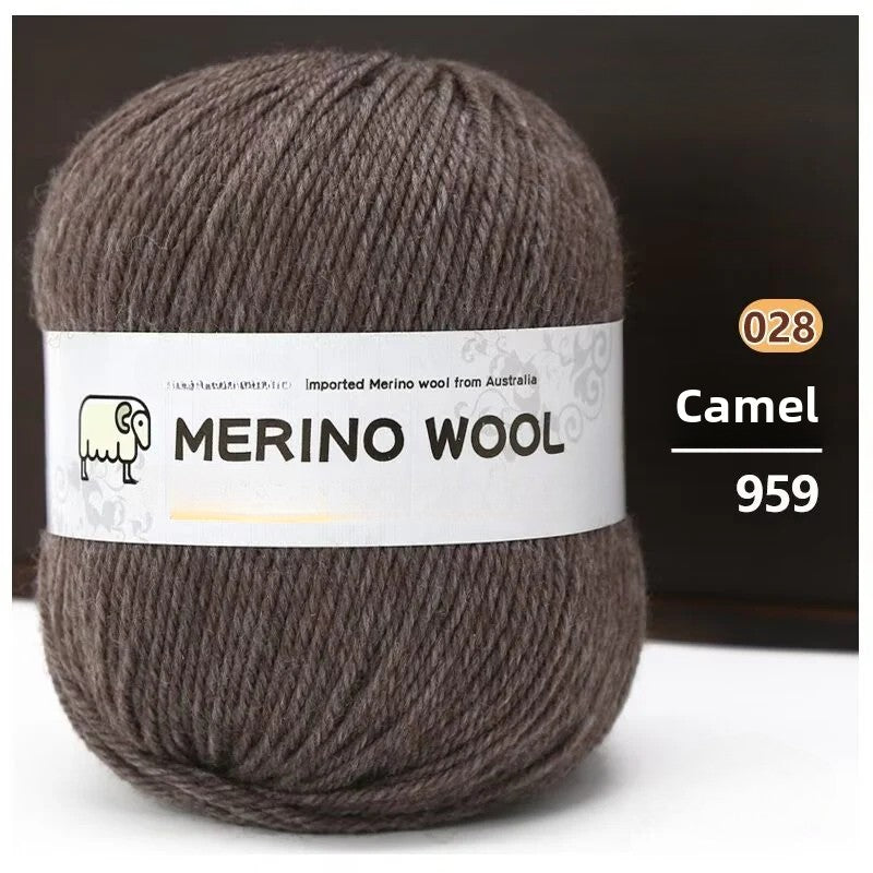 Medium and coarse wool thread hand-woven multiple strands 50g hand-DIY knitted sweater scarf material wool ball