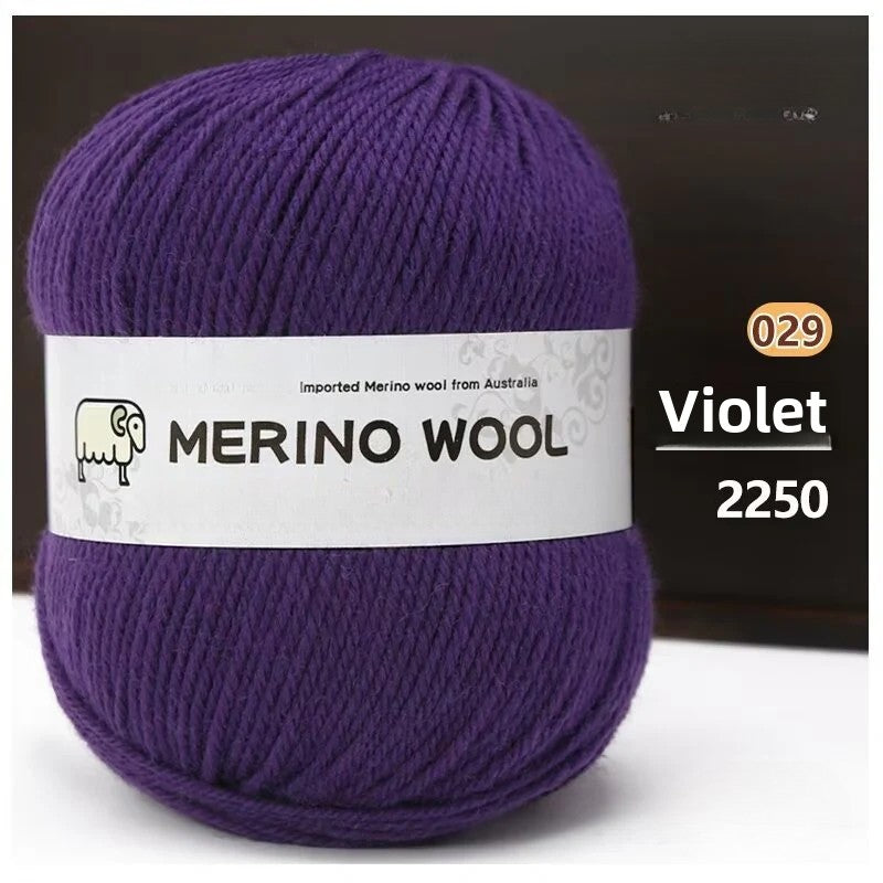 Medium and coarse wool thread hand-woven multiple strands 50g hand-DIY knitted sweater scarf material wool ball