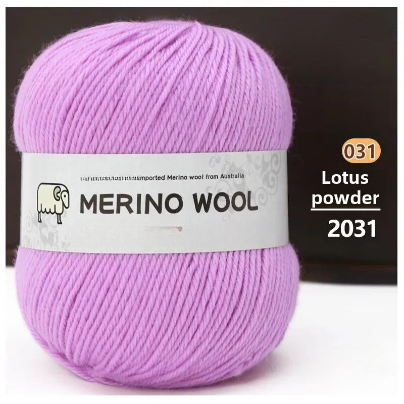 Medium and coarse wool thread hand-woven multiple strands 50g hand-DIY knitted sweater scarf material wool ball